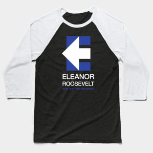 Ghost of Eleanor Roosevelt - Red Shirt Baseball T-Shirt